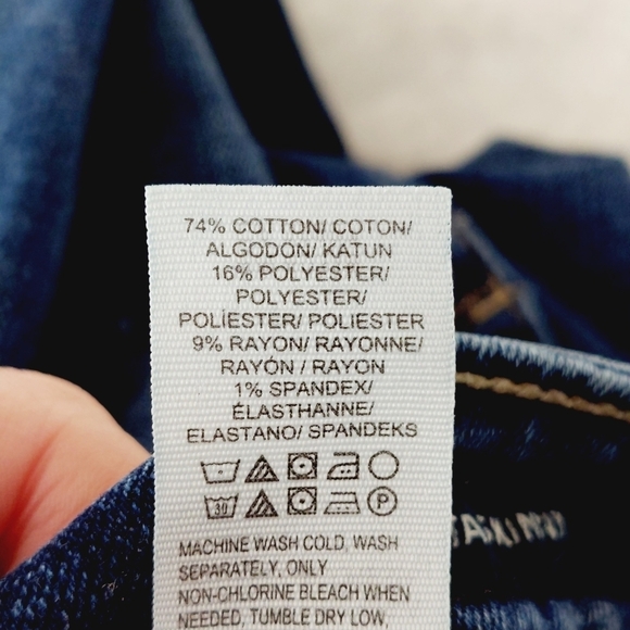 Lucky Brand Blue Denim Light Wash Blue Classic Five Pockets Jeans P3588 - Picture 10 of 11